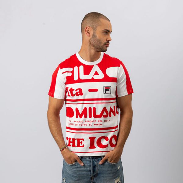 Fila Oversized Knit - Red Men's T-Shirts - Red,NZ 481-83215